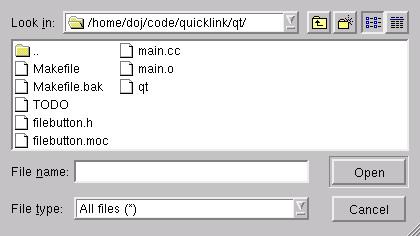 QT fileselector original
